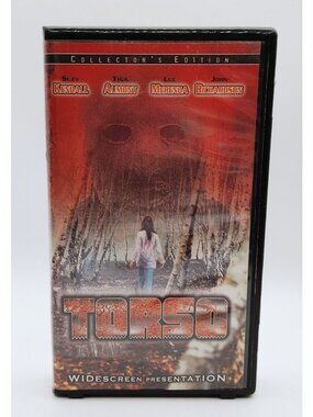 Rare Vhs Torso Collectors Edition Clam Shell 2000 Anchor Bay Widescreen